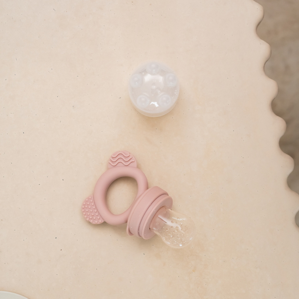 Siliconen fruitspeen, ideaal voor veilige en eerst hapjes en bij doorkomende tandjes