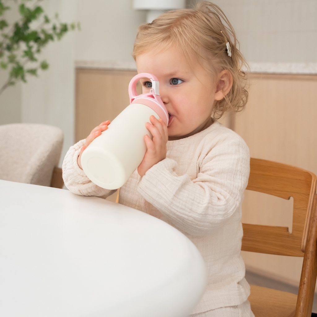 RVS kinder drinkfles geschikt voor peuters, kleuters en schoolgaande kinderen