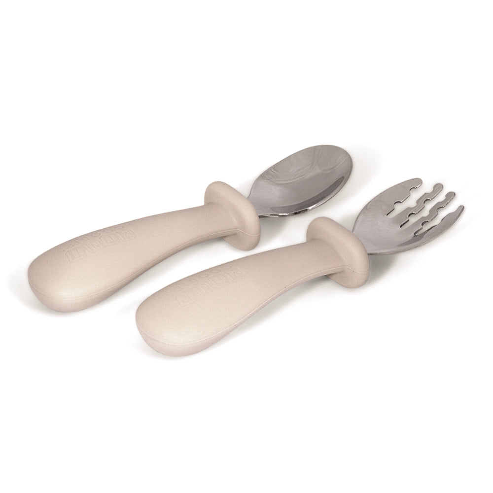 Duurzaam RVS peuterbestek – kindvriendelijke vork en lepel, BPA-vrij en hygiënisch