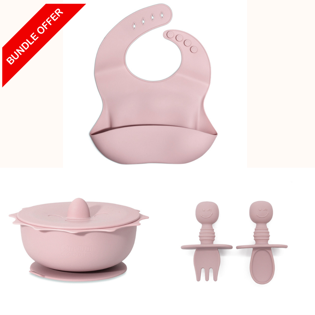 Babyproof siliconen slab, kom met deksel en oefenbestek – duurzaam en perfect voor dagelijks gebruik