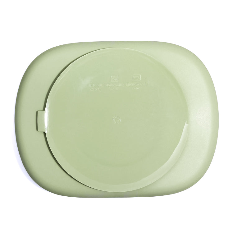 Baby eetbordje met zuignap en vakjes – BPA-vrij siliconen bord van Mini Goodies