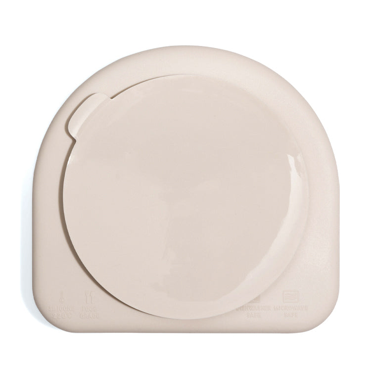 Duurzaam siliconen regenboog kinderbord – blijft stevig staan dankzij de zuignap