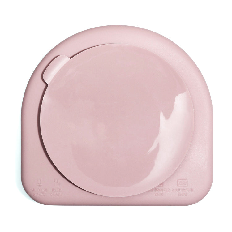 Antislip siliconen kinderbord in regenboogdesign – veilig en makkelijk schoon te maken