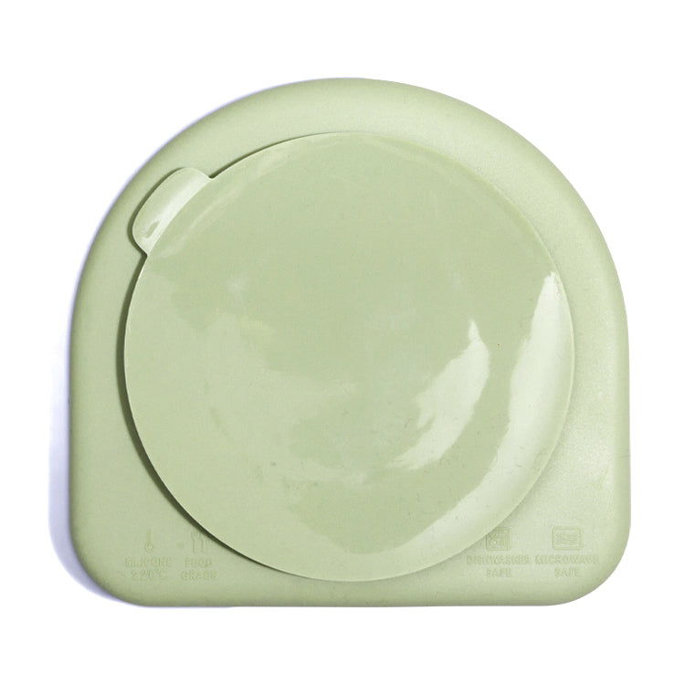 Kinderbord in regenboogvorm van siliconen met zuignap – voorkomt schuiven tijdens het eten