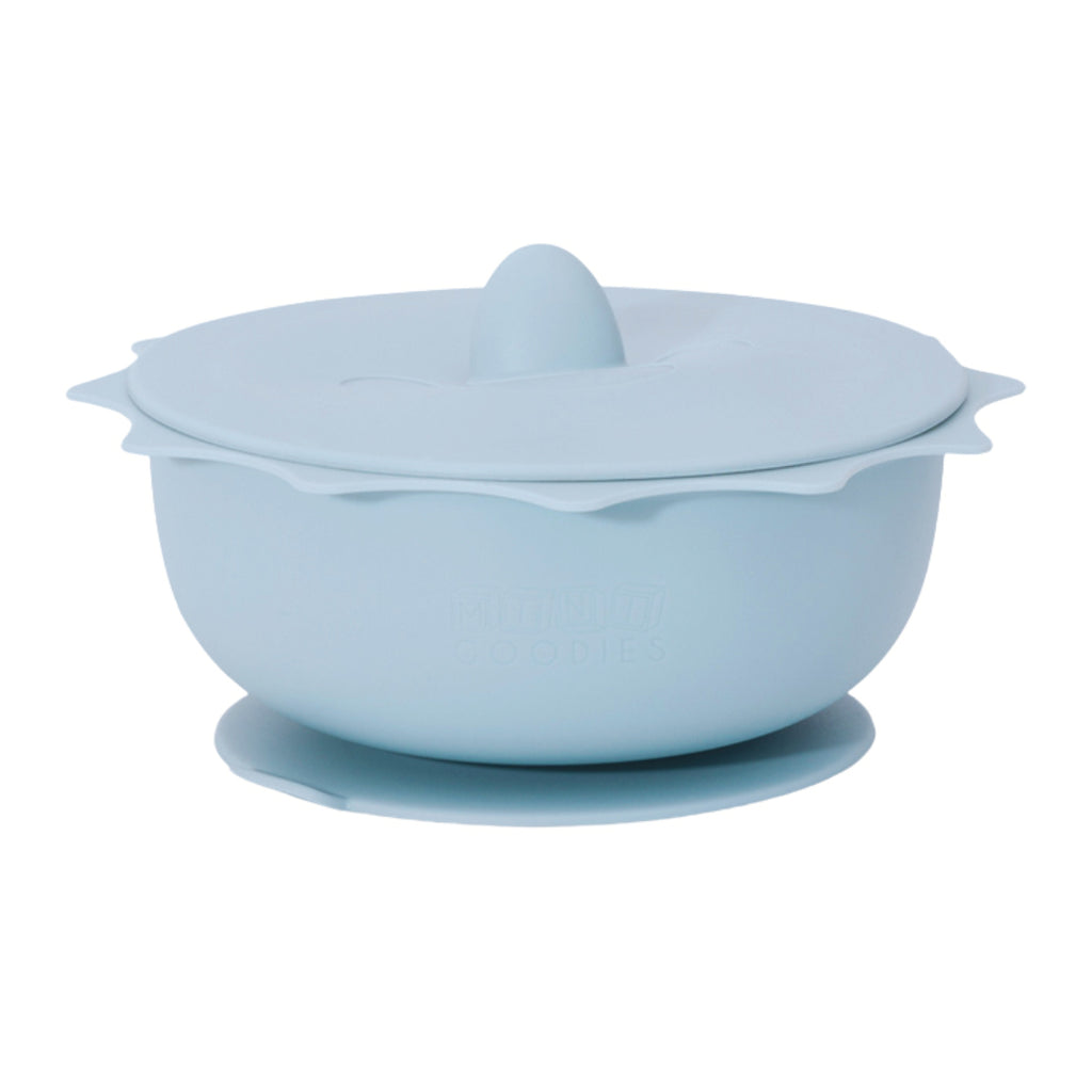 siliconen kom met zuignap – veilig en makkelijk schoon te maken | Mini Goodies